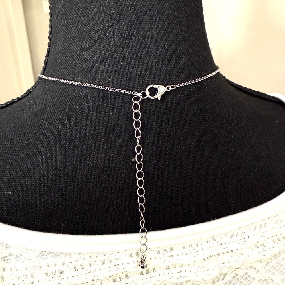 Turquoise Heart Pendant Necklace - Picture 3 of 3